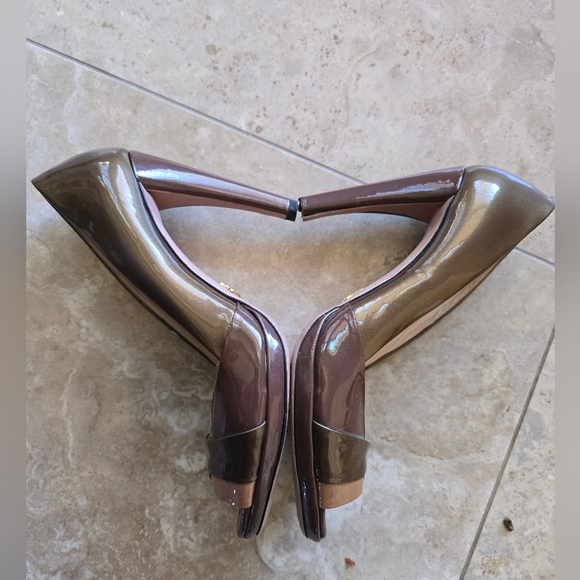 Prada patent leather peep toe pumps size 37 - Picture 7 of 10